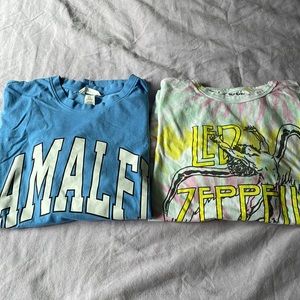 H&M set of 2 tshirts